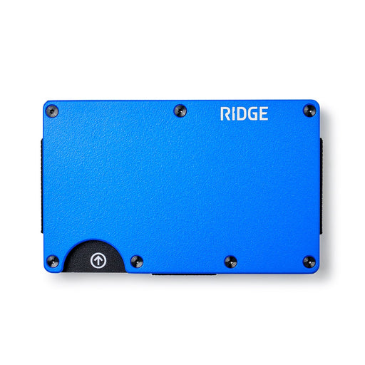 The Ridge Wallet - Aluminum Cash Strap - High Dive Blue