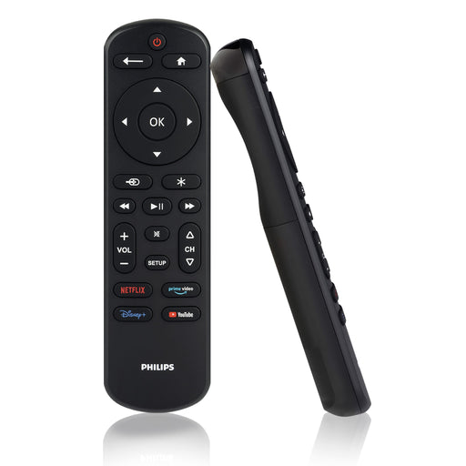 Philips - OneTouch Universal Remote Control for Samsung Smart TV LG Sony VIZIO Fire TV Roku TV Remote Replacement - Black
