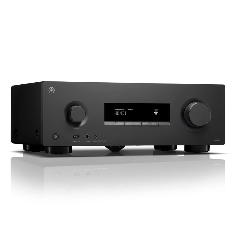 Yamaha - RX300A 5.2-Channel 4K120 Dolby Atmos AV Receiver  - Black