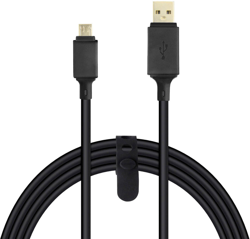 NEXT - Extra Long 9' Play + Charge Cable For PlayStation 4 - Black