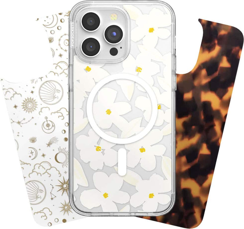 Looks iPhone 15 Pro Swappable Graphic Case Inserts (3 per pack) - compatible with PopSockets PopCase only - Icon Collection
