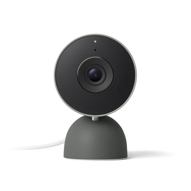 Google - Nest Cam Indoor (wired 3rd gen) - Latest Model - 2K Video and Gemini - Hazel