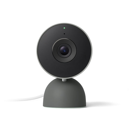 Google - Nest Cam Indoor (wired 3rd gen) - Latest Model - 2K Video and Gemini - Hazel