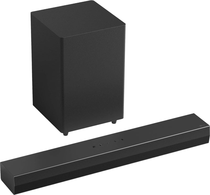 LG - 2.1-Channel S35A Soundbar with Wireless Subwoofer Dolby Audio and WOW Orchestra - Black