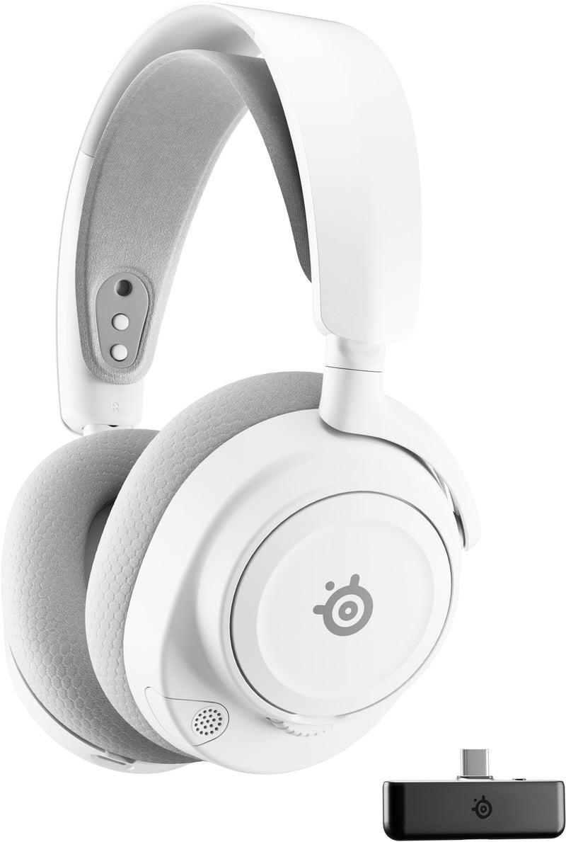 SteelSeries - Arctis Nova 7X Gen 2 Wireless Over-The-Ear Multi Gaming Headset for Xbox PC PS5 Switch Handheld - White