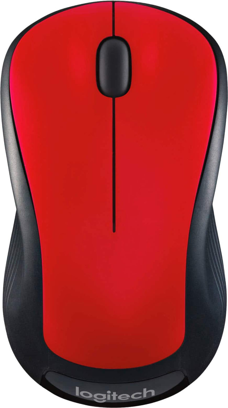 Logitech - M310 Wireless Optical Ambidextrous Mouse - Wireless - Flame Red