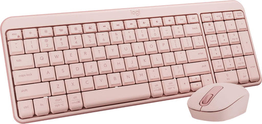 Logitech - MK250 Full-size Bluetooth Wireless Keyboard and Mouse Combo for Windows/MacOS with Fast  Easy Connectivity - Rose
