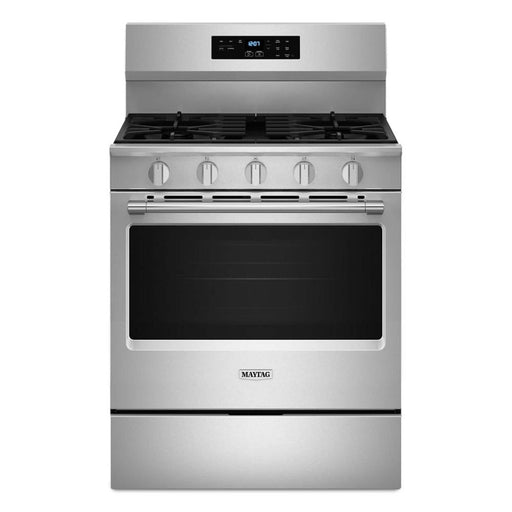 Maytag - 5.0 Cu. Ft. Freestanding Gas Range With No Preheat Air Fry and Air Baking - Stainless Steel