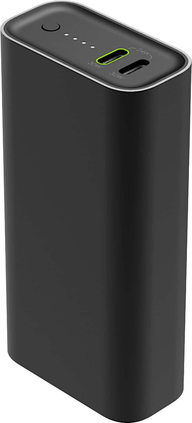 mophie - Powerstation 10000mAh Power Bank (Gen 3) For iPad iPhone Google Pixel Samsung Galaxy USB-C Devices - Black