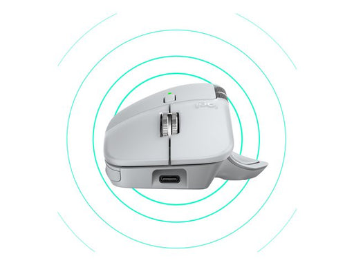 Logitech MX Master 4 for Mac - mouse - Bluetooth 2.4 GHz - white silver