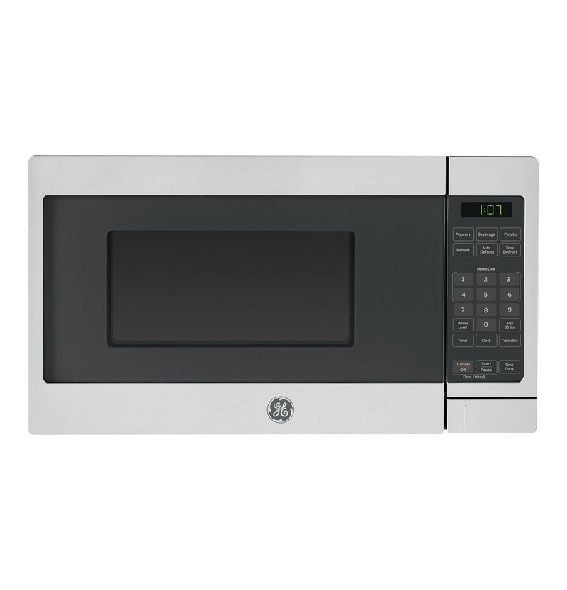 GE - 0.7 Cu. Ft. Countertop Microwave with Convenience Cooking Controls - Stainless Steel