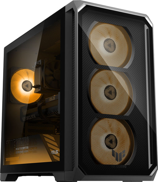 ASUS - TUF TM700 Gaming Desktop - AMD Ryzen 5 8400F (2024) - 16GB Memory - NVIDIA GeForce RTX 5060 Dual 8GB - 1TB Storage - Solar Eclipse Gray