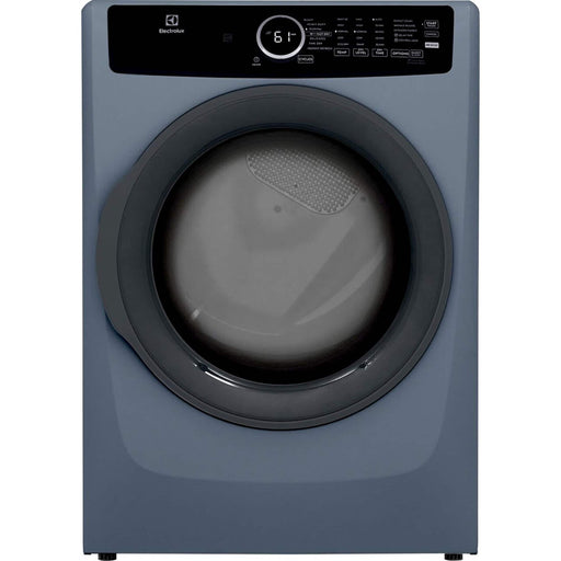Electrolux - Front Load Perfect Steam Electric Dryer with Instant Refresh  8.0 Cu. Ft - Denim Blue