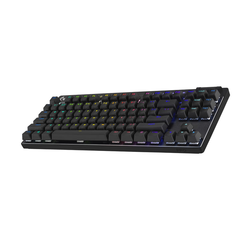 Logitech G PRO X TKL LIGHTSPEED Wireless Gaming Keyboard Tactile Switches (GX Brown) Black - keyboard - QWERTY - US - black Input Device