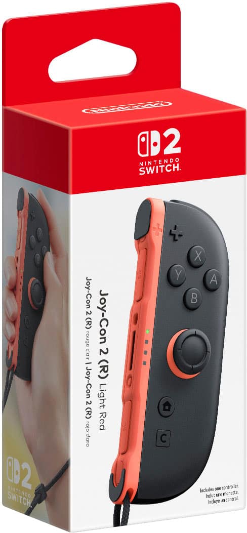 Nintendo - Joy-Con 2 (R) - Light Red