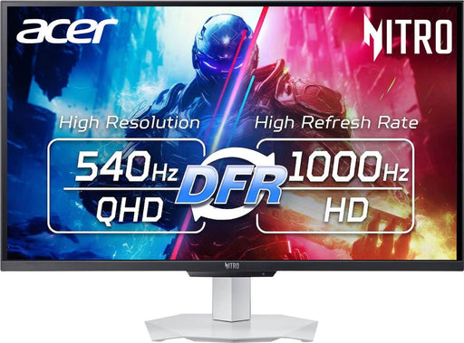 Acer - Nitro 27" IPS WQHD 540Hz (Up to 1000Hz Refresh) AMD FreeSync Premium Gaming Monitor with HDR 600 (DisplayPort 2 x HDMI) - White