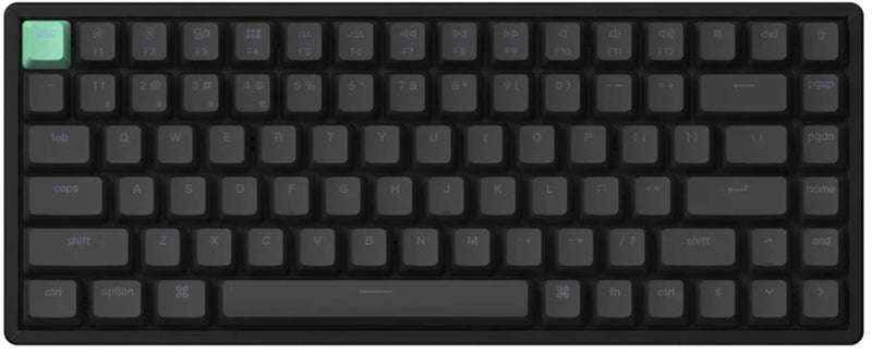 Keychron - K2 HE 75 Custom Wireless RGB Mechanical Keyboard with Programmable QMK/VIA Hot-Swappable Magnetic Switch - Black