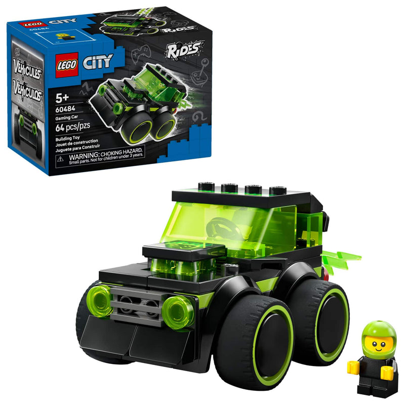 LEGO - City Rides  Gaming Race Car Building Toy 60484