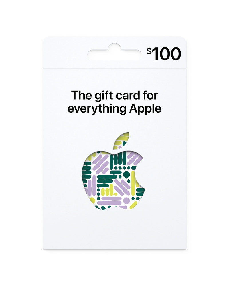 100 Apple Gift Card - App Store Apple Music iTunes iPhone iPad AirPods accessories and more