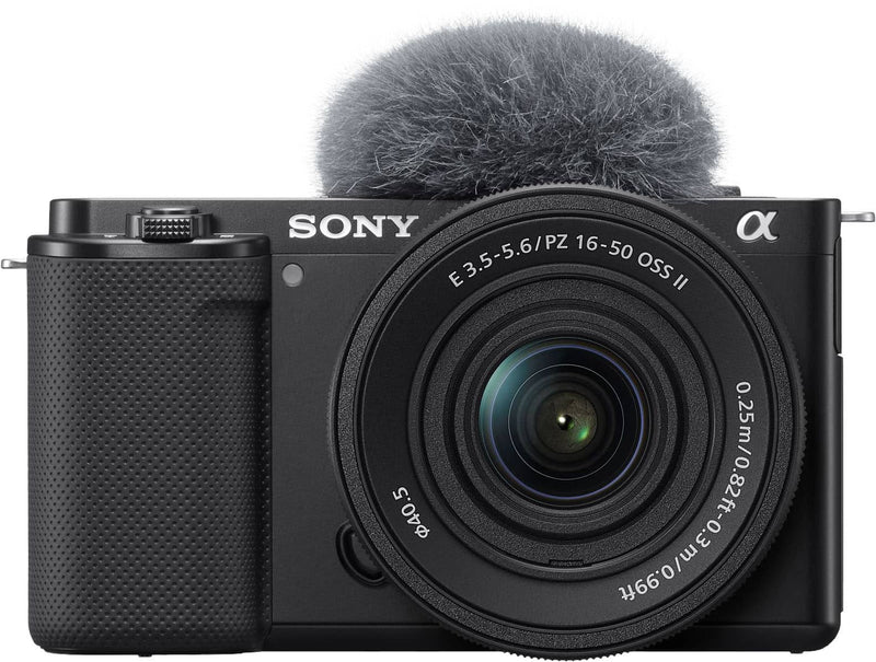 Sony - Alpha ZVE10 APS-C Content Creators’ Camera - Black