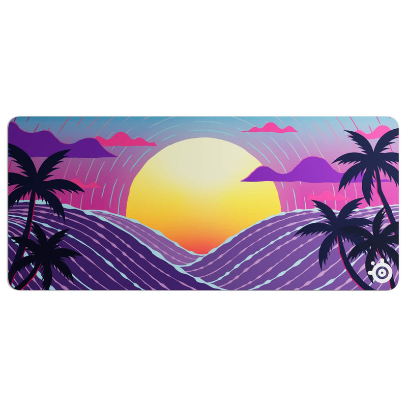 SteelSeries - QcK Cloth Gaming Mouse Pad (XXL) - Neon Sunset Edition - Multicolor