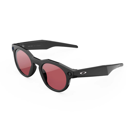 Oakley Meta - HSTN glasses with Meta AI Audio Photo Video Compatibility - Prizm Dark Golf Lenses - Black
