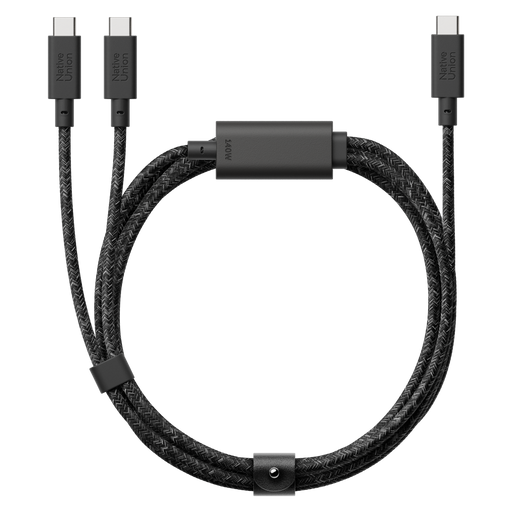 Native Union - Belt Cable 2-in-1 (USB-C to USB-C  USB-C) - COSMOS