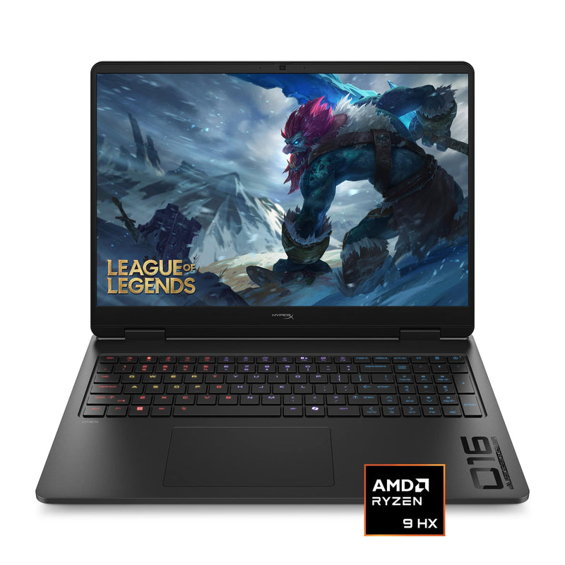 HyperX - OMEN 16" 165Hz 2.5K OLED Gaming Laptop - AMD Ryzen 9 8940HX (2025) - 24GB Memory - NVIDIA GeForce RTX 5070 - 1TB SSD - Shadow Black