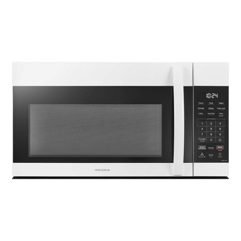 Insignia - 1.7 Cu. Ft. Over-the-Range Microwave with 2-Stage Cooking - White