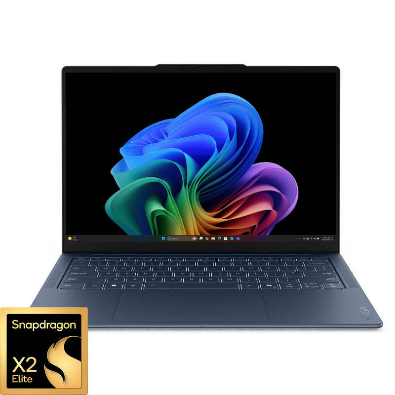 Lenovo - Yoga Slim 7x- Copilot+ PC - 14" 2K OLED Touchscreen Laptop - Snapdragon X2 Elite X2E-88-100 2026 - 32GB Memory- 1TB SSD - Cosmic Blue
