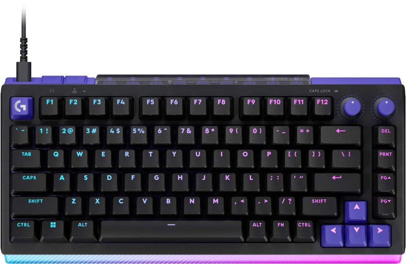 Logitech - G512 X 75 Tenkeyless DUAL SWAP Hot-Swappable TMR Analog / Mechanical Gaming Keyboard for PC Mac with LIGHTSYNC RGB - Black