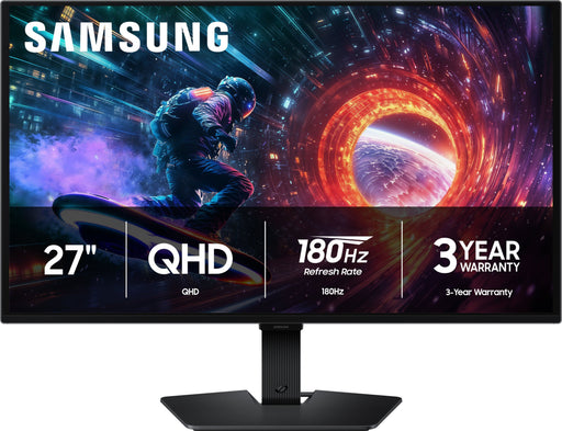 Samsung - 27" Odyssey OLED G5 (G50SF) QHD 180Hz 0.03ms G-Sync  FreeSync Compatible Glare Free Gaming Monitor - Black