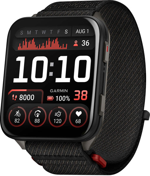 Garmin - Venu X1 GPS Smartwatch 51 mm Fiber-reinforced polymer - Black with Slate Titanium Caseback - (2025)