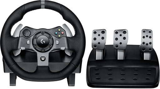 Logitech - G920 Driving Force Racing Wheel and Pedals for Xbox Series XS Xbox One PC - Black