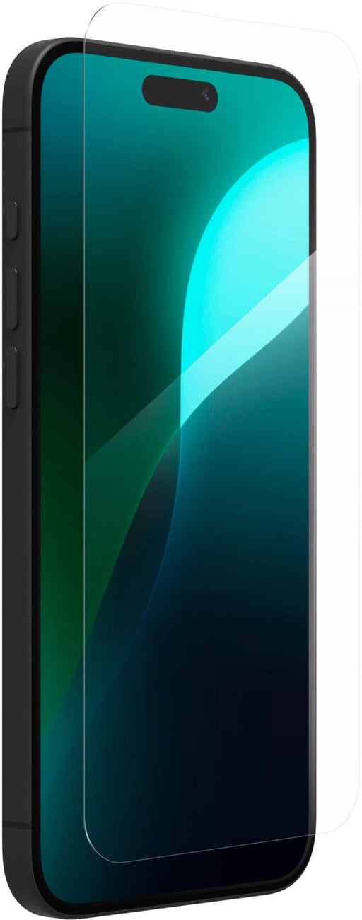 ZAGG - Glass+ Defense Screen Protector for Apple iPhone 16 Plus iPhone 15 Plus - Clear