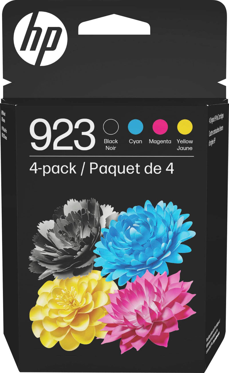 HP 923 - 4-pack - black yellow cyan magenta - original - Officejet - ink cartridge