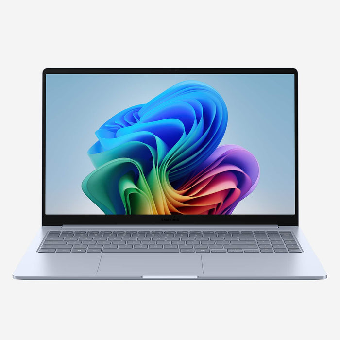 Samsung - Galaxy Book4 Edge - Copilot + PC - 15.6" AMOLED Laptop - Qualcomm Snapdragon X Plus - 16GB Memory- 512GB Storage - Sapphire Blue