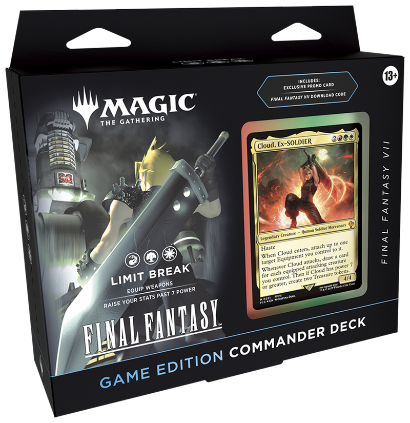 Wizards of The Coast - Magic The Gathering Final Fantasy VII Commander Deck - Game Edition
