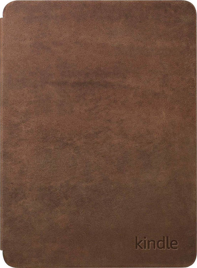 Amazon - Kindle Paperwhite/Colorsoft Case Premium Leather Foldable Lightweight Cover - Walnut
