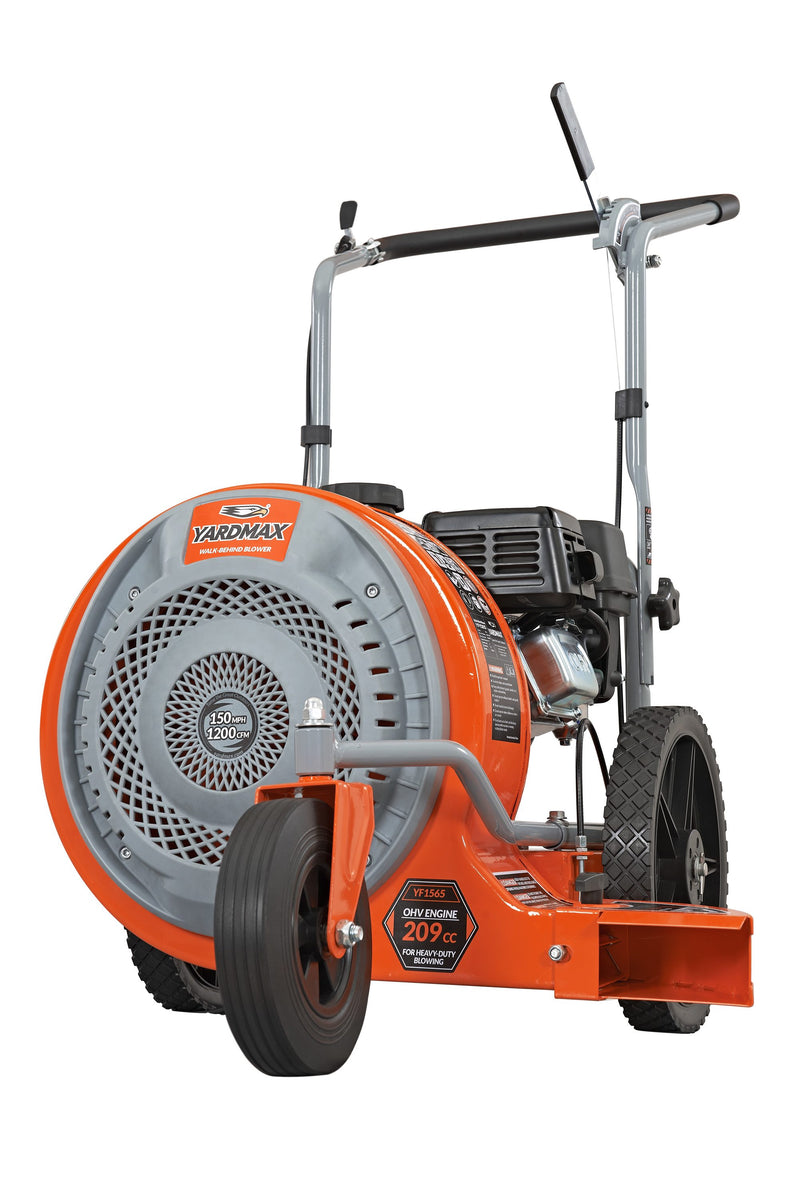 YARDMAX YF1565 209-cc 4-cycle 1200-CFM 150-MPH Gas Walk-behind Leaf Blower