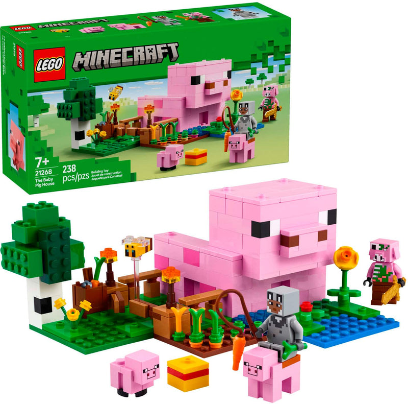 LEGO - Minecraft The Baby Pig House Building Toy 21268
