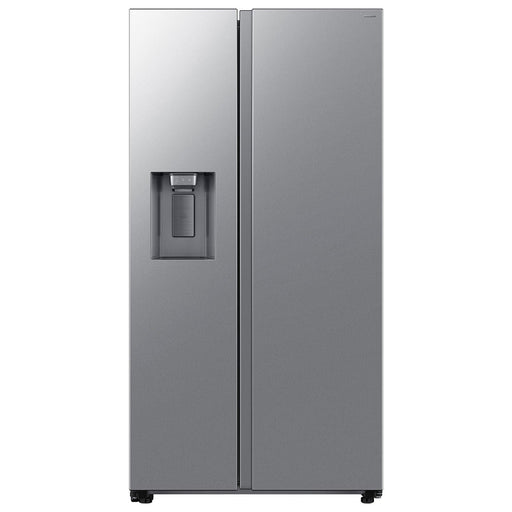 Samsung - Bespoke AI 27 cu. ft. Side-by-Side Refrigerator with Sphere Ice and External Water  Ice Dispenser - Stainless Steel