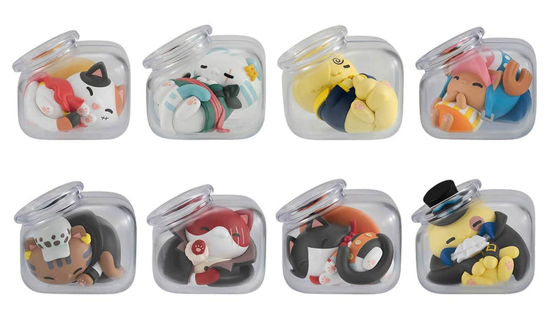 Bandai - Good Night NyanPieceNyan - 2.5" One Piece Megahouse Mega Cat Project - Styles May Vary