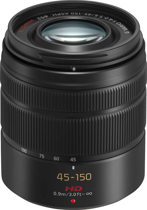 Panasonic - Lumix G Vario 45-150mm f/4.0-5.6 ASPH. Mega O.I.S. Zoom Lens H-FS45150K - blk