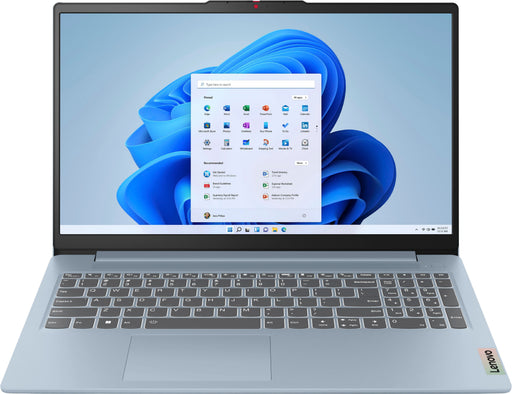 Lenovo - IdeaPad Slim 3i 15.6" Full HD Laptop - Intel Processor N150 2024- 8GB Memory - 128GB UFS - Frost Blue