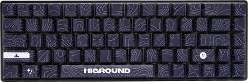 Higround - Basecamp 65+ 65 Wired Mechanical Lubed TTC Milky Switch Gaming Keyboard with RGB Backlighting - BlackIce