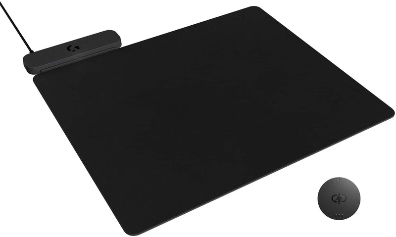 Logitech - POWERPLAY 2 Gaming Mouse Pad with Wireless Charging - Black