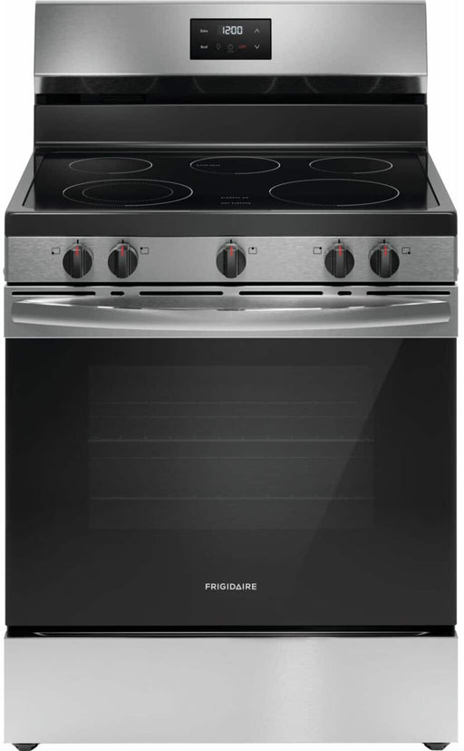 Frigidaire - 30" Electric Range with Quick Boil Element - Stainless Steel