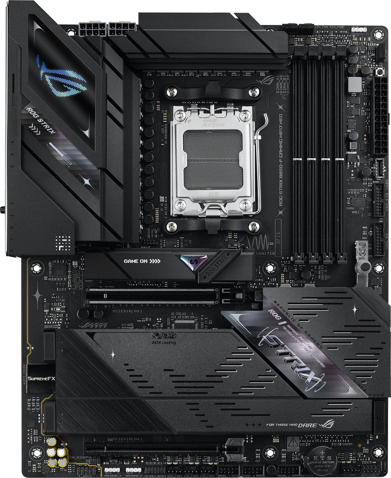 ASUS - ROG STRIX B850-F GAMING WIFI7 NEO (Socket AM5) AMD B850 ATX DDR5 Wi-Fi 7 Motherboard - Black