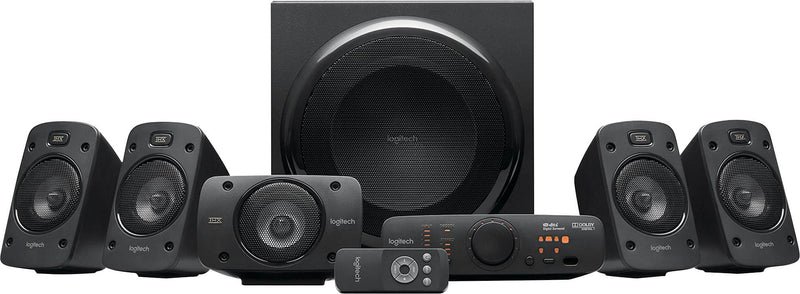 Logitech - Z906 5.1-Channel Satellite Surround Sound Speaker System (6-Piece) - Black